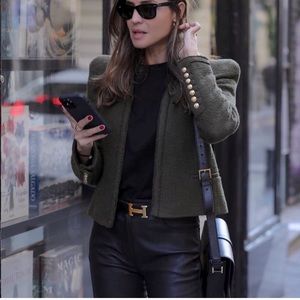 ZARA Shoulder Pad Jacket Blazer